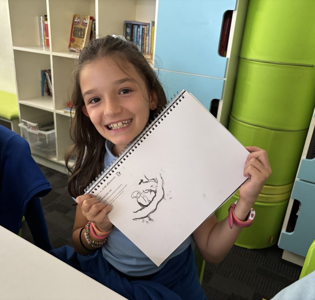 Wallscourt pupils explore artistic expression through charcoal drawing