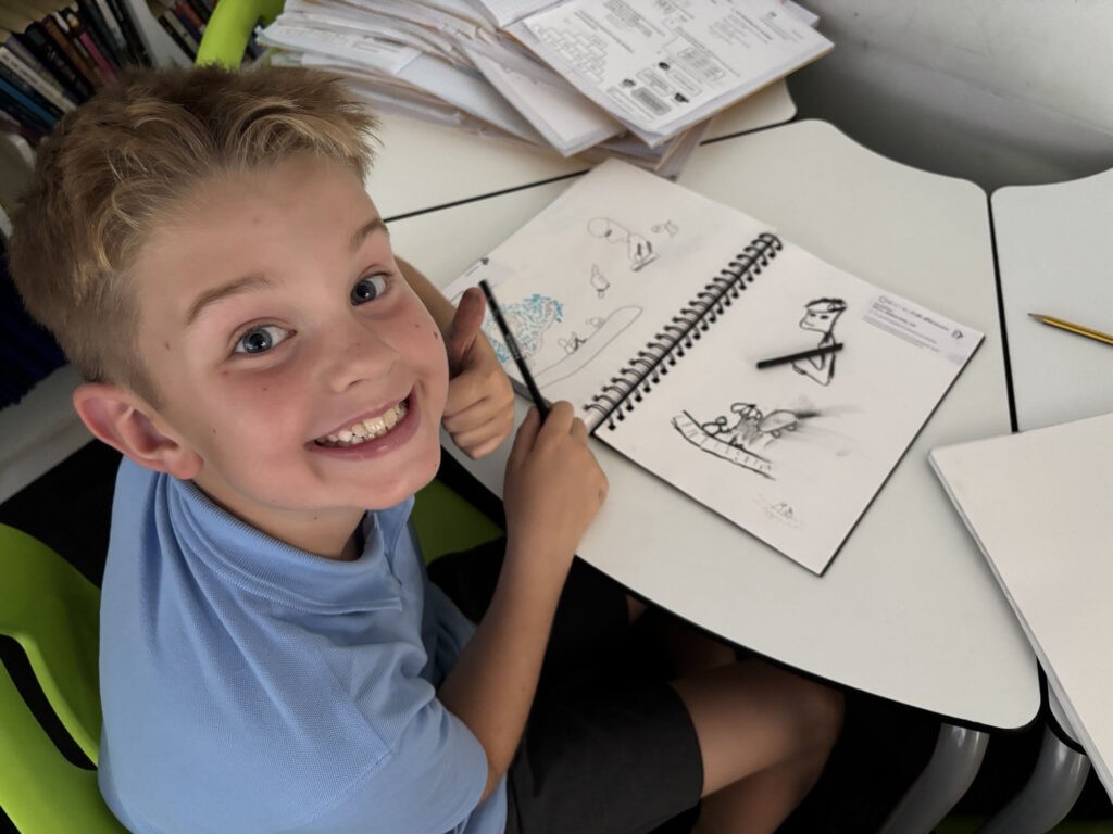Wallscourt pupils explore artistic expression through charcoal drawing