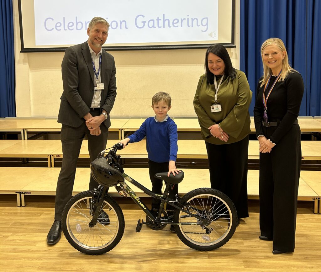 Lucky Jude wins new bike in Aspens draw